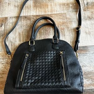 Black Purse with removable crossbody strap